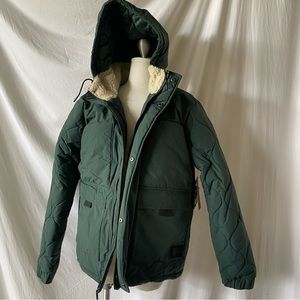 RVCA Puffer Jacket Green